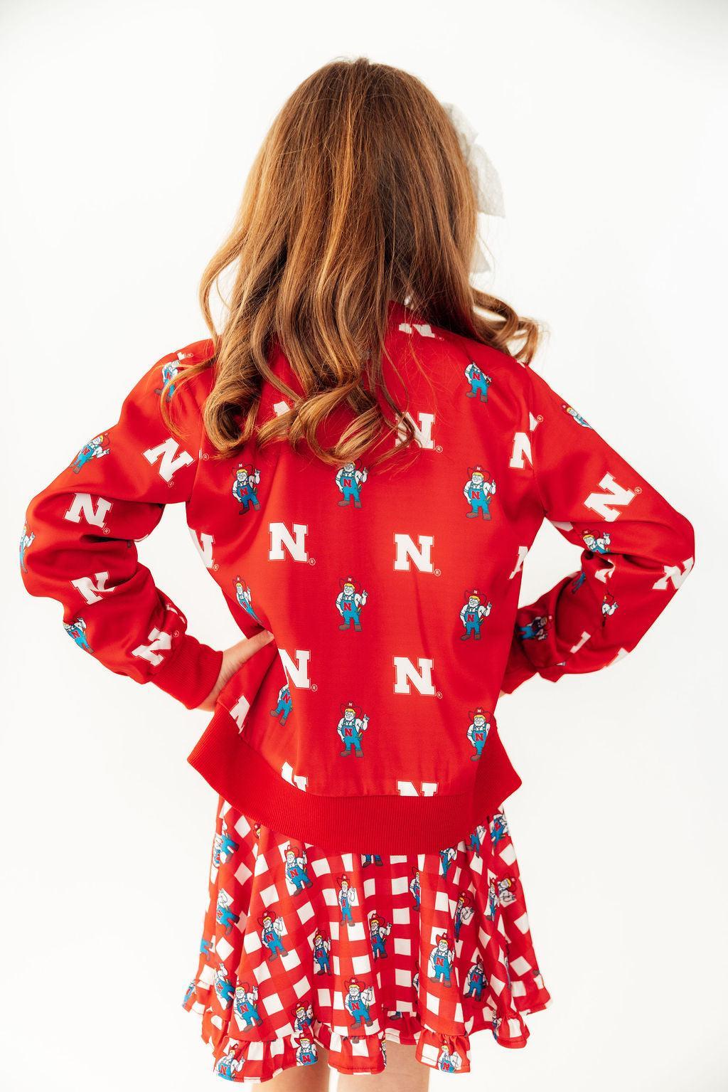 Nebraska Red Herbie Husker Satin Jacket