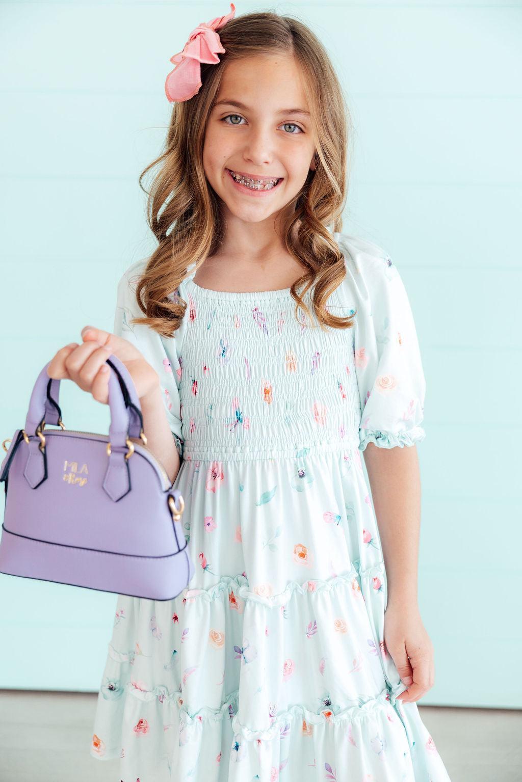 Lavender Girl's Crossbody Purse