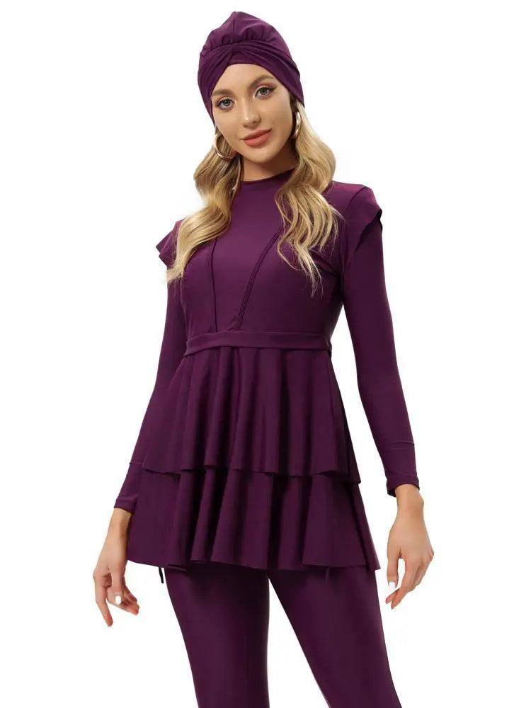 3pcs Burkini Modest Swimsuit | Burkini Swimsuit For Muslimas (MB002)