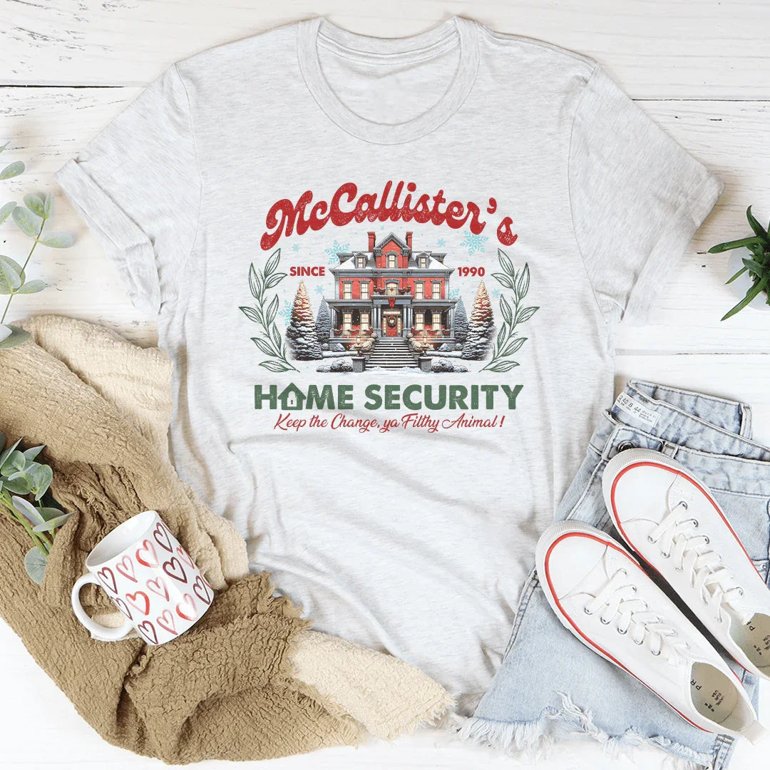 McCallister's Home Security Tee