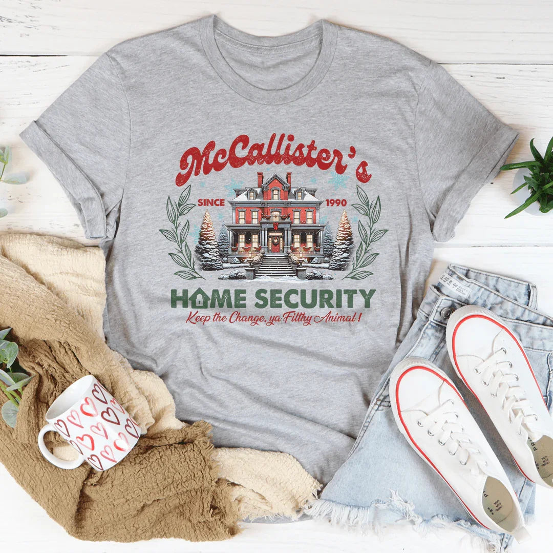 McCallister's Home Security Tee