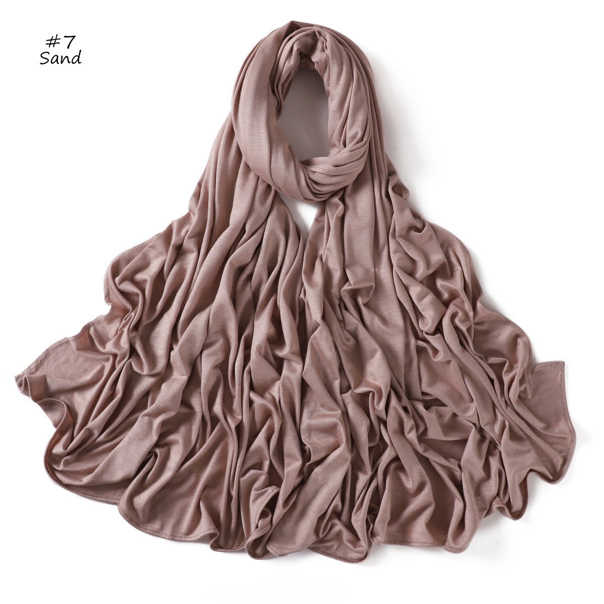 Breathable & Soft Mercerized Cotton Hijab Scarf(MH126)