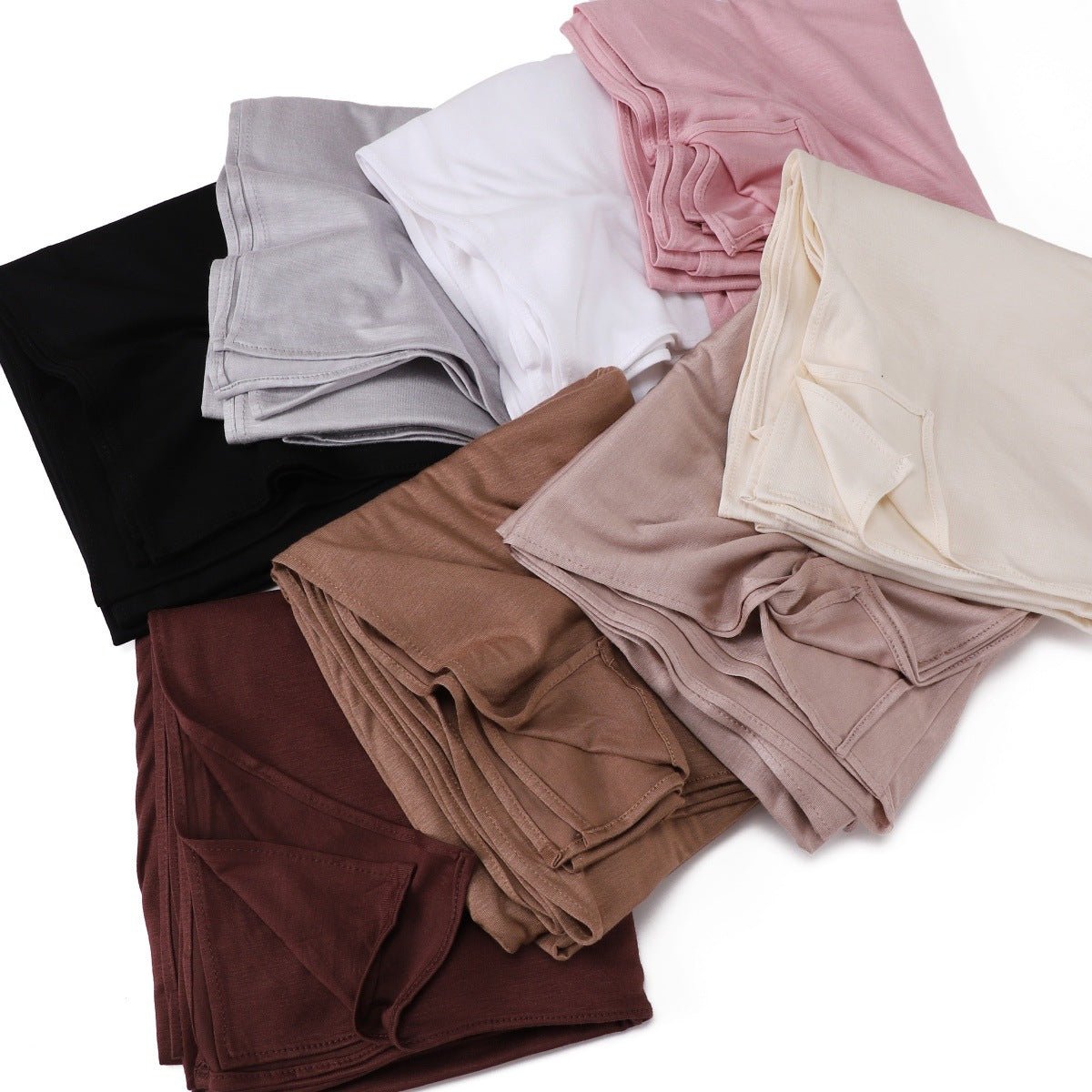 Breathable & Soft Mercerized Cotton Hijab Scarf(MH126)