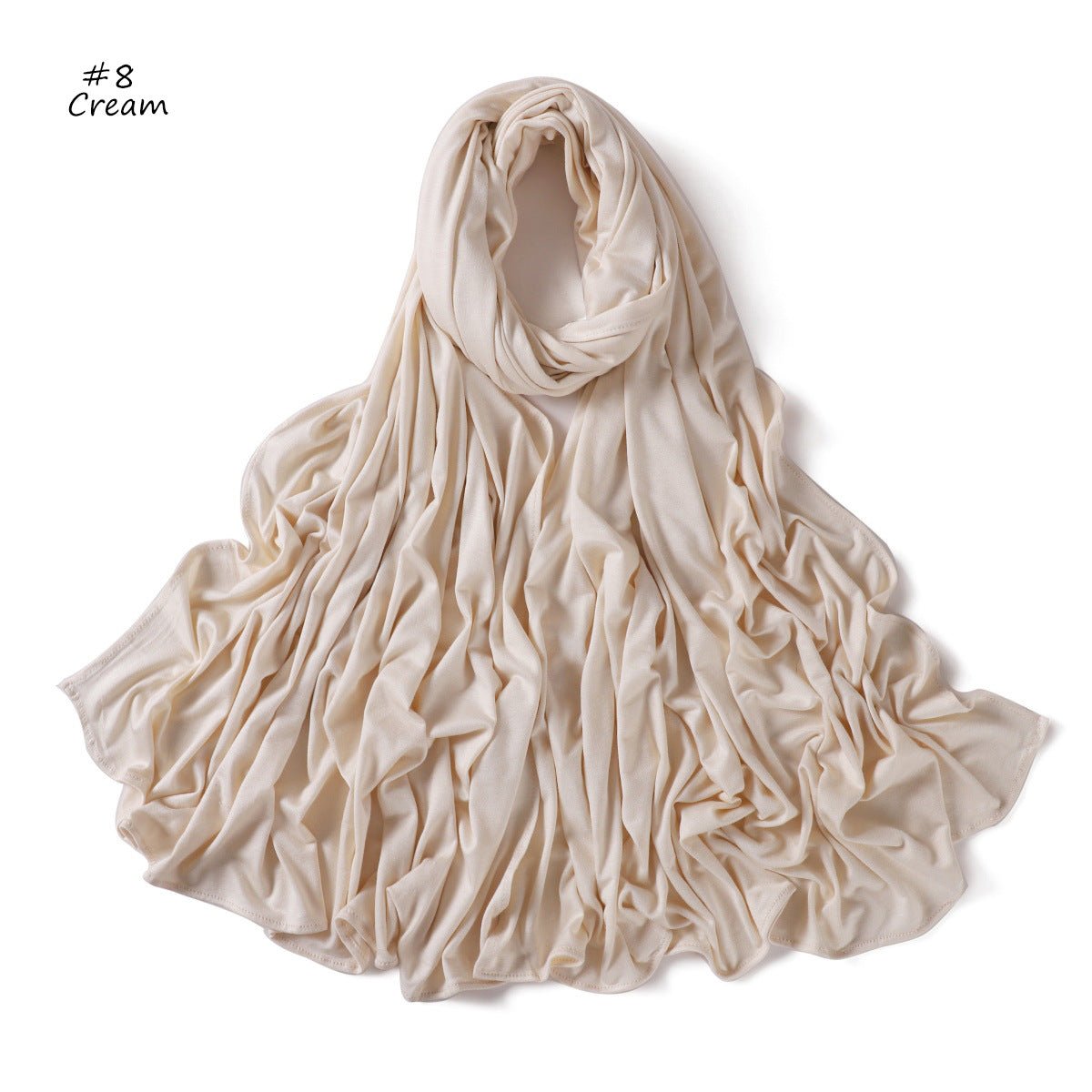 Breathable & Soft Mercerized Cotton Hijab Scarf(MH126)