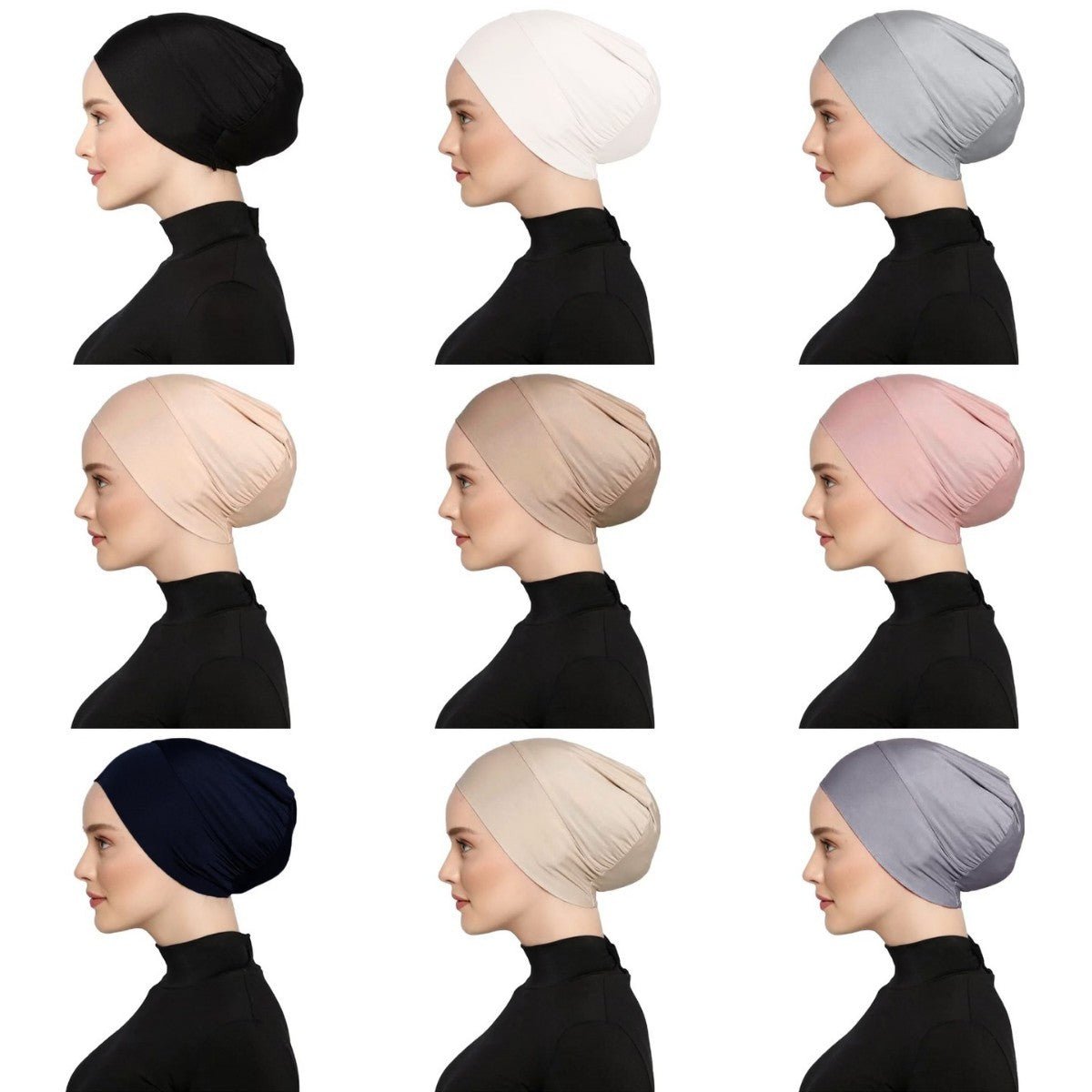 Mercerized Cotton Under Cap | Muslim Hijab Bonnet(MH199)
