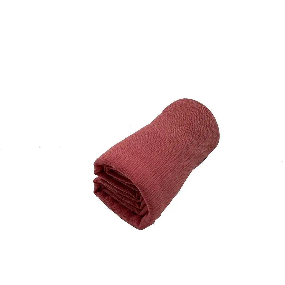 Crepe Scarf Crinkle Chiffon Hijab for Women Shawls Ripple Pleated (MH003)
