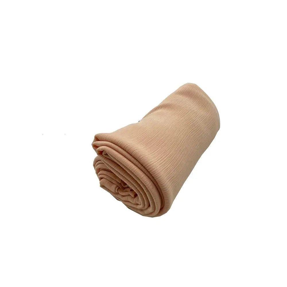 Crepe Scarf Crinkle Chiffon Hijab for Women Shawls Ripple Pleated (MH003)