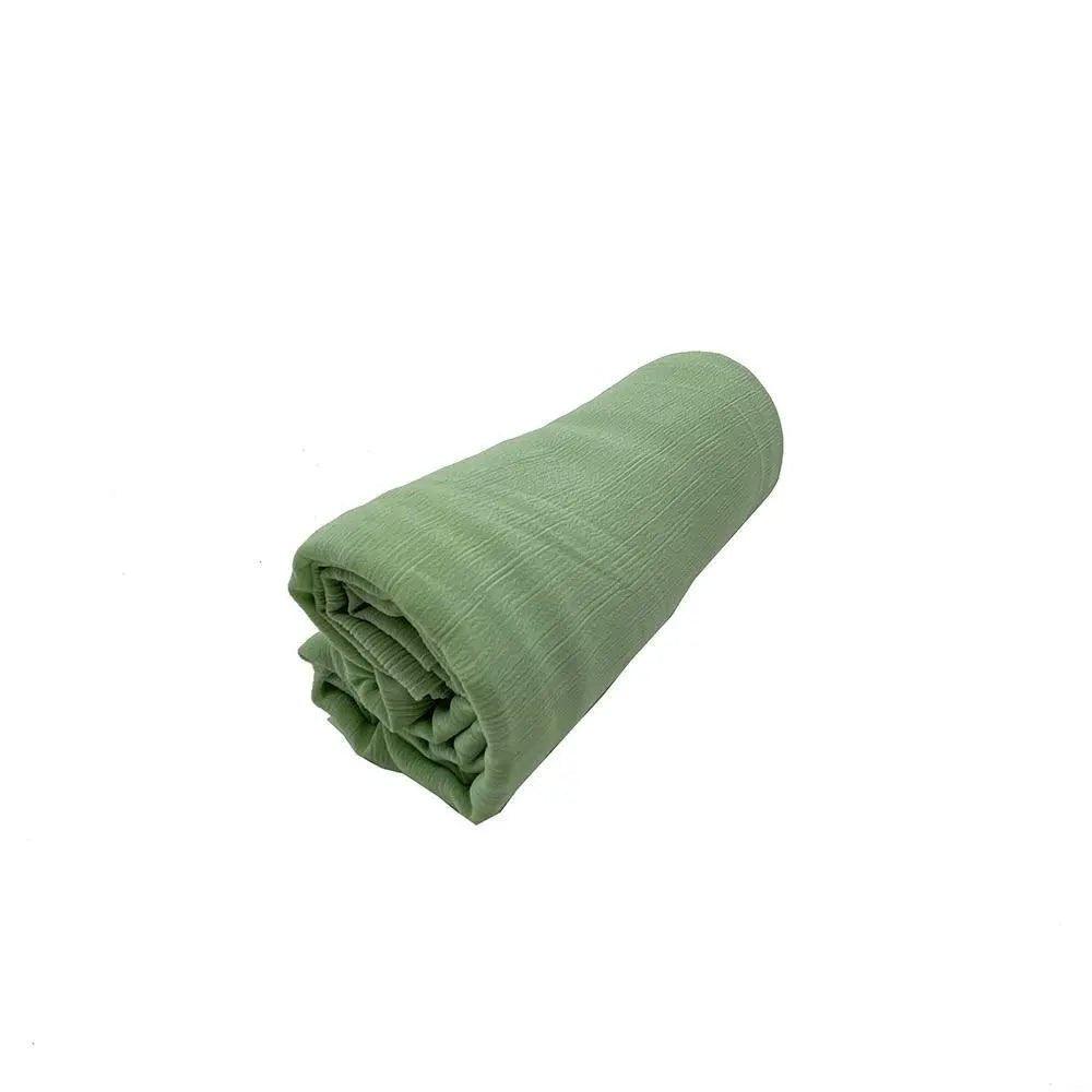 Crepe Scarf Crinkle Chiffon Hijab for Women Shawls Ripple Pleated (MH003)