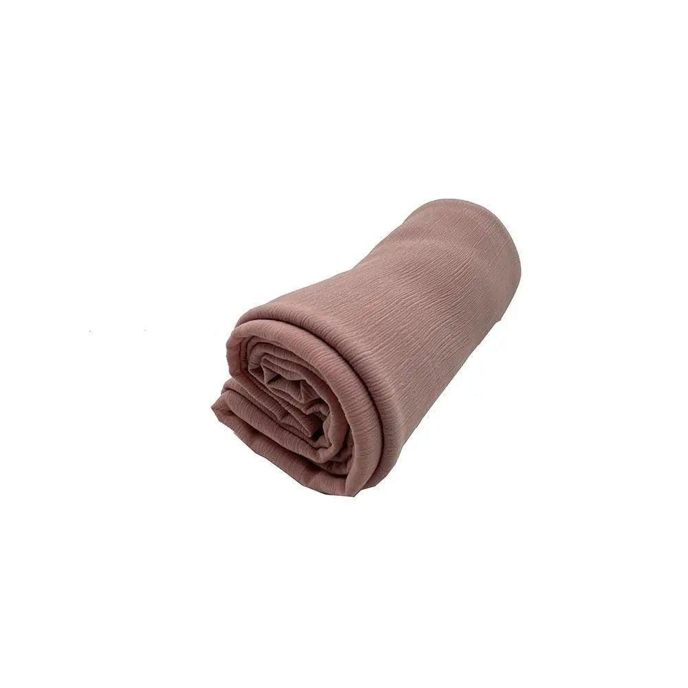 Crepe Scarf Crinkle Chiffon Hijab for Women Shawls Ripple Pleated (MH003)