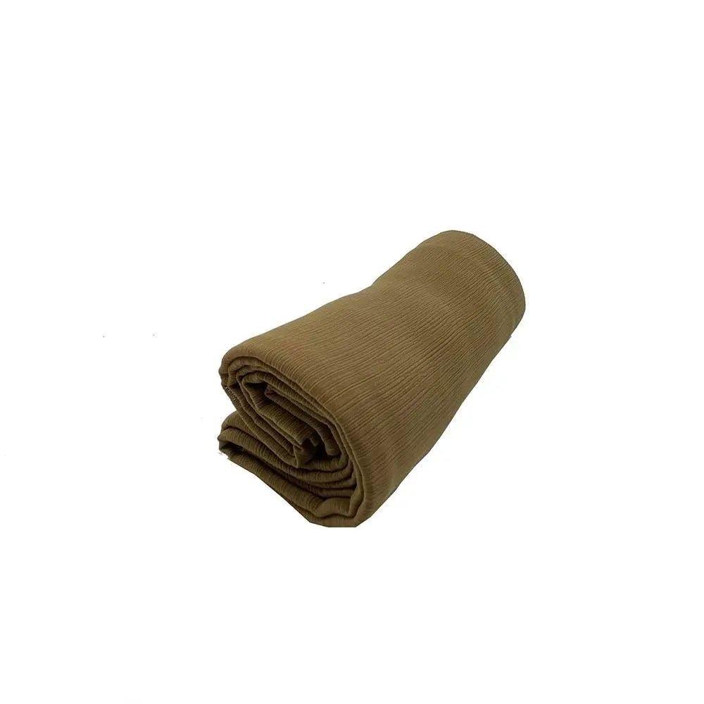 Crepe Scarf Crinkle Chiffon Hijab for Women Shawls Ripple Pleated (MH003)