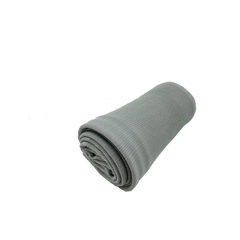 Crepe Scarf Crinkle Chiffon Hijab for Women Shawls Ripple Pleated (MH003)