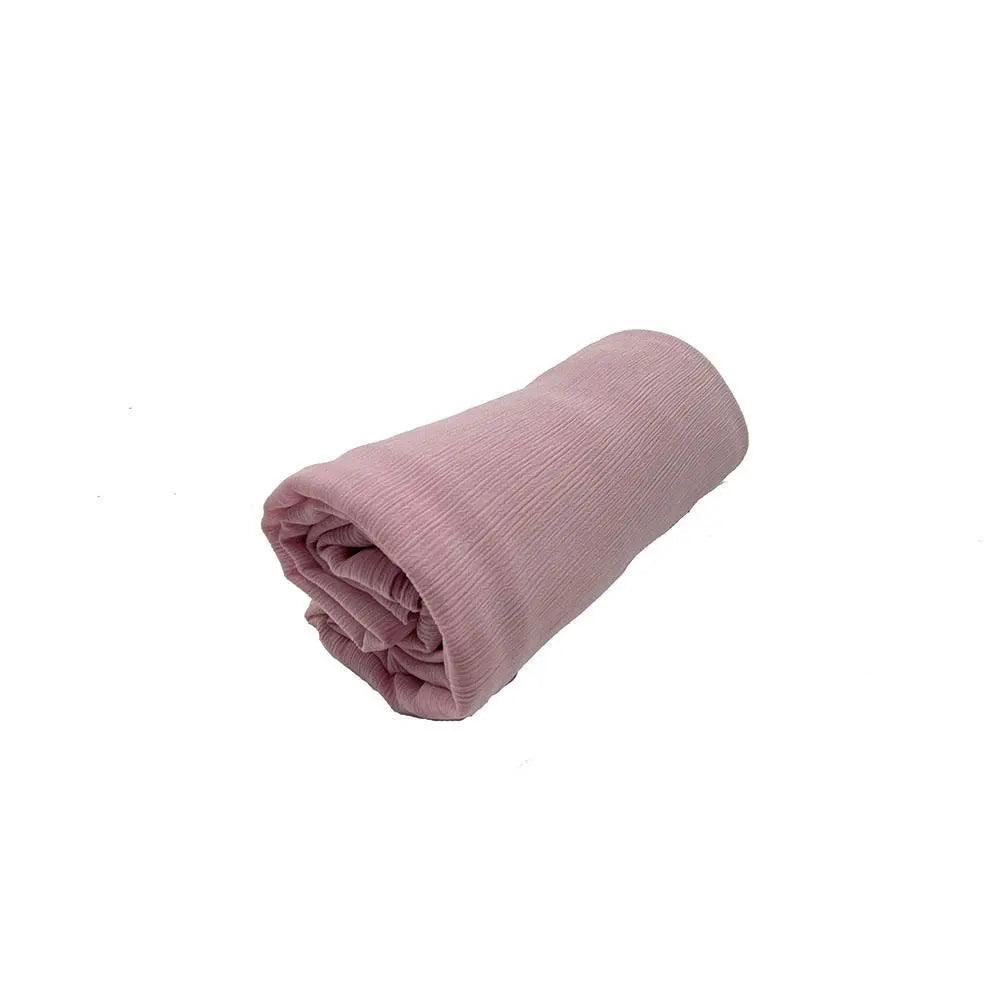 Crepe Scarf Crinkle Chiffon Hijab for Women Shawls Ripple Pleated (MH003)