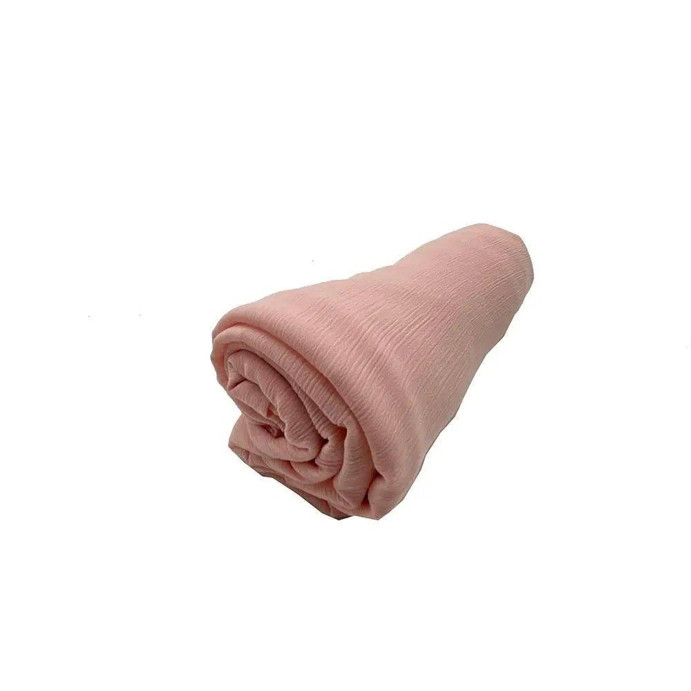 Crepe Scarf Crinkle Chiffon Hijab for Women Shawls Ripple Pleated (MH003)