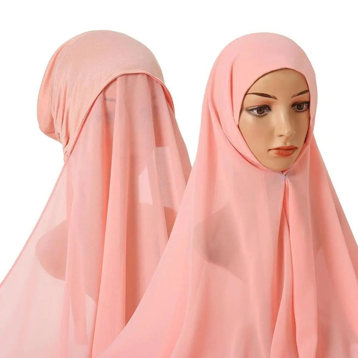 Chiffon Instant Hijab with Undercap (MH004)