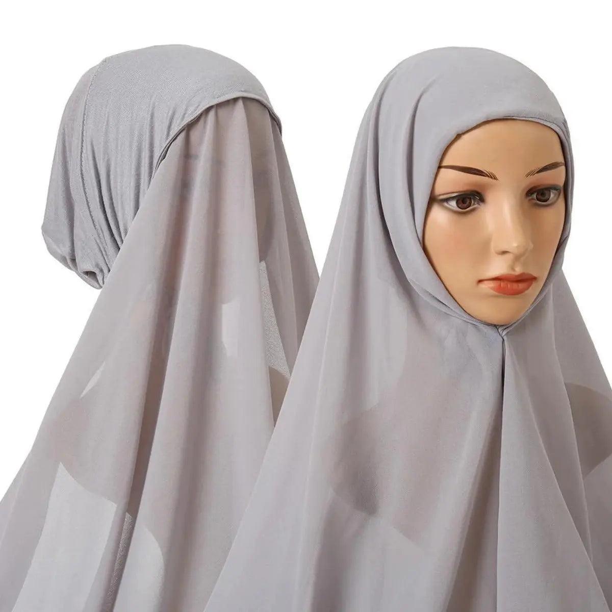 Chiffon Instant Hijab with Undercap (MH004)