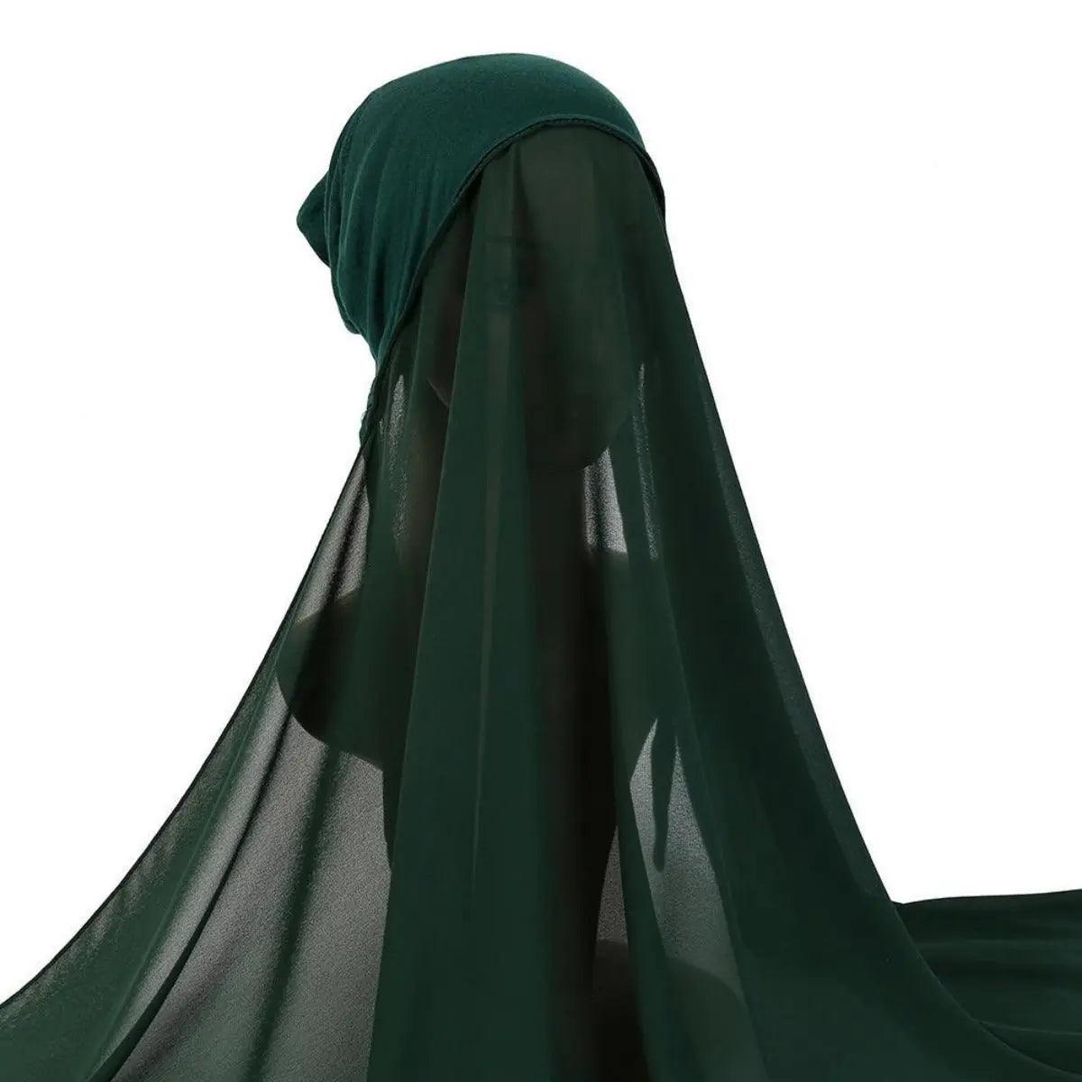 Chiffon Instant Hijab with Undercap (MH004)
