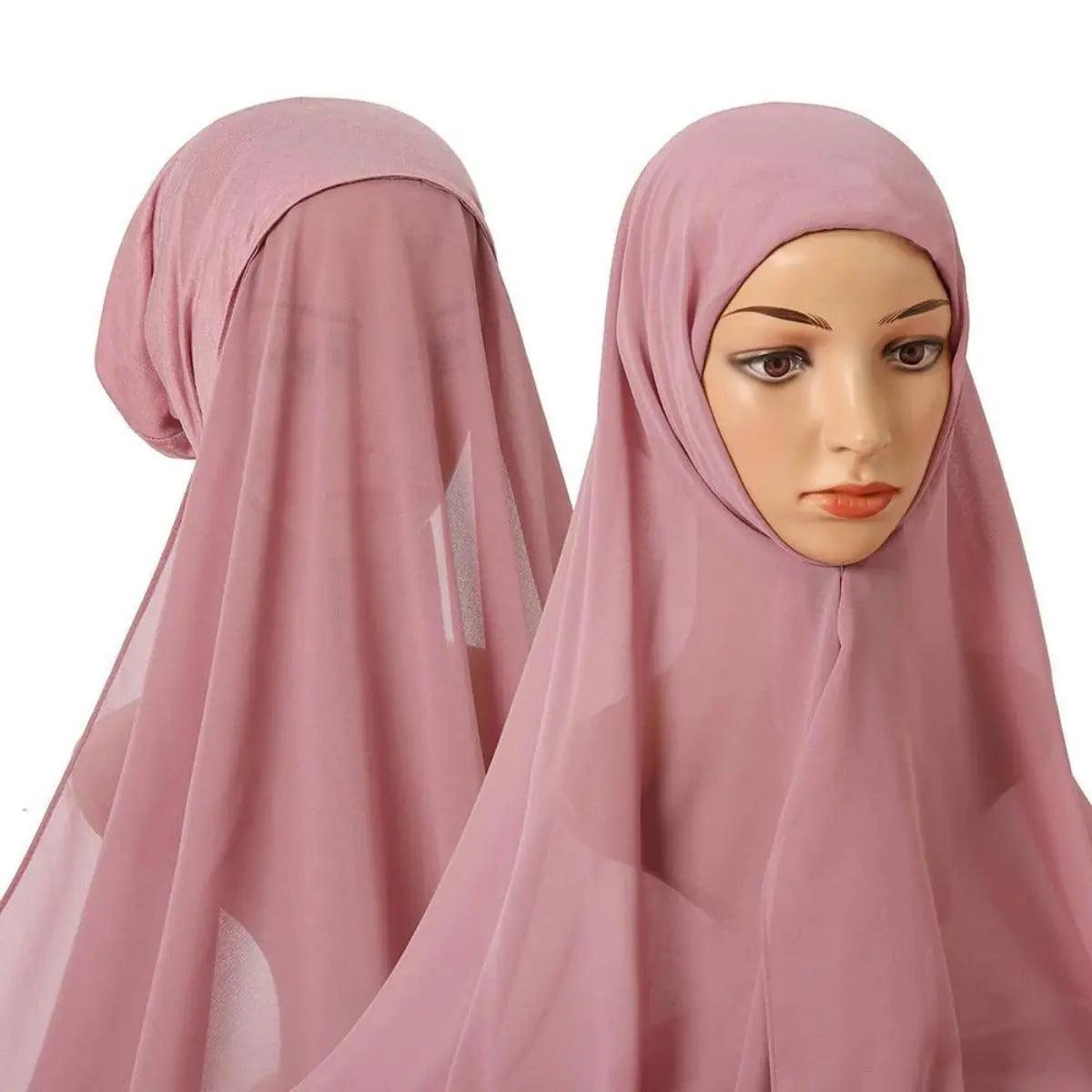 Chiffon Instant Hijab with Undercap (MH004)