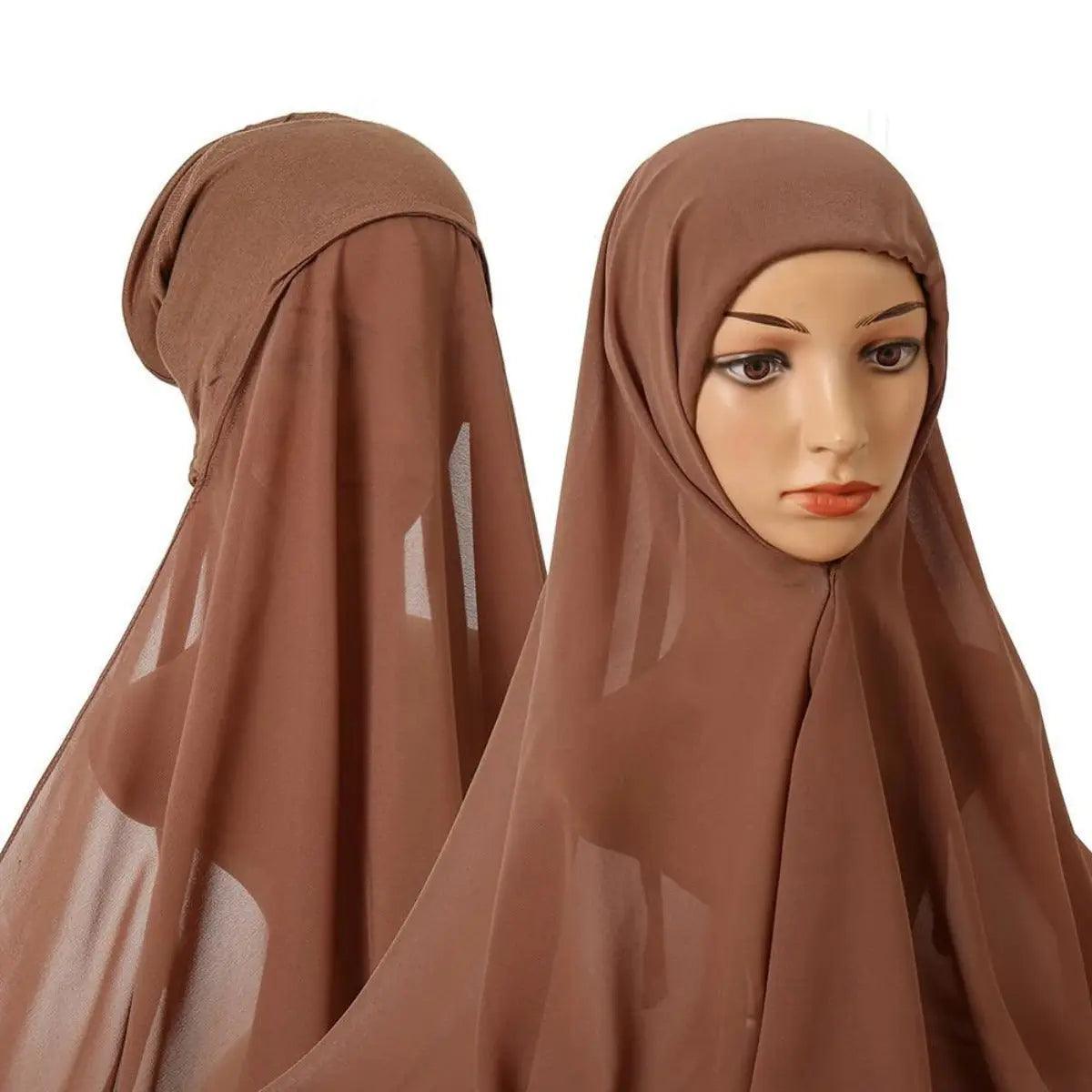 Chiffon Instant Hijab with Undercap (MH004)