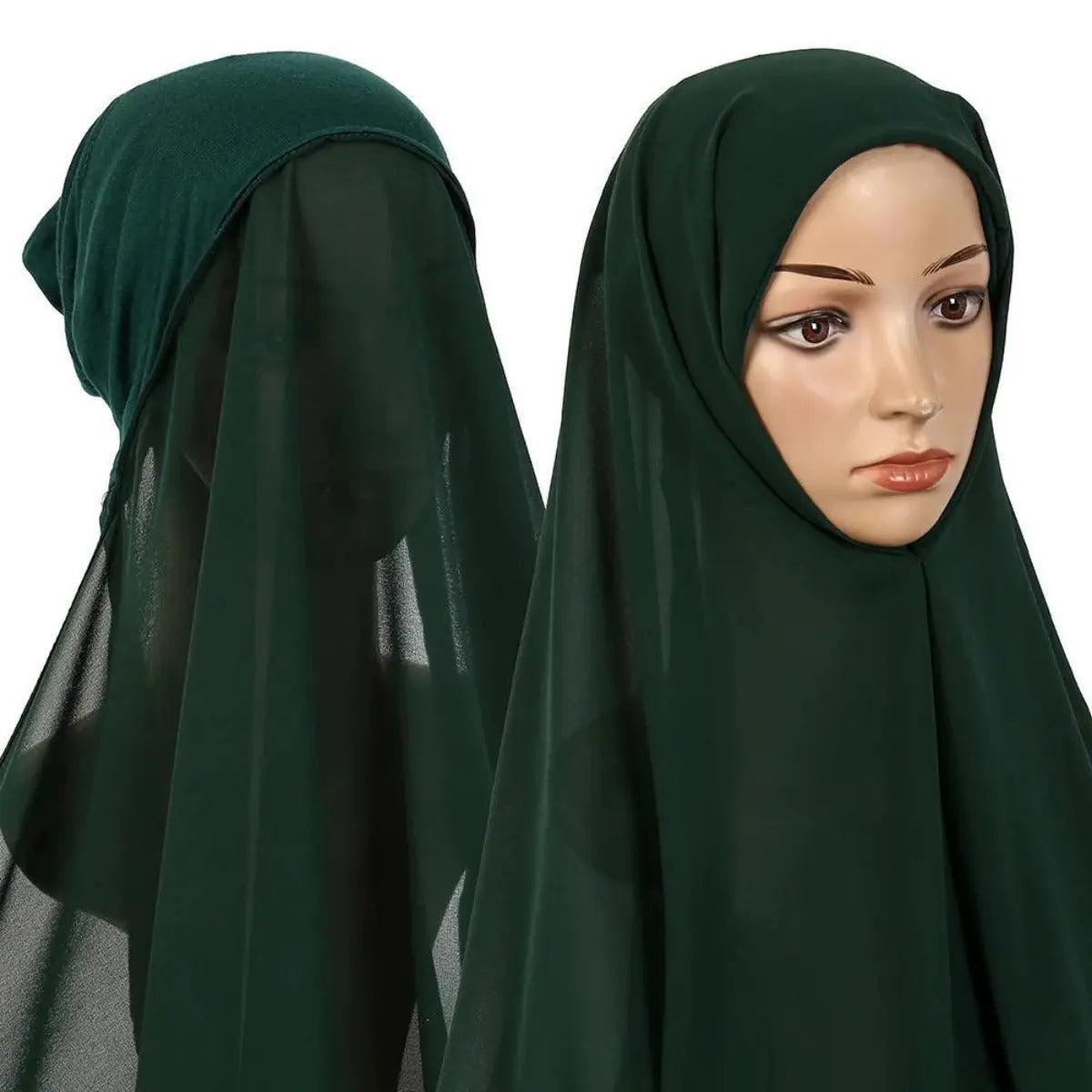 Chiffon Instant Hijab with Undercap (MH004)