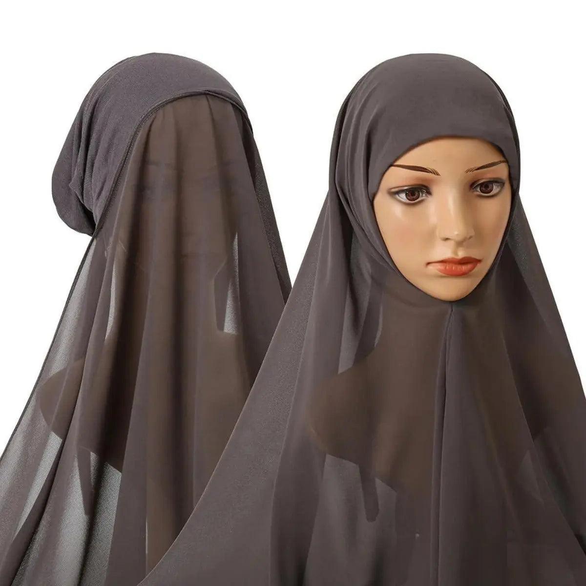 Chiffon Instant Hijab with Undercap (MH004)