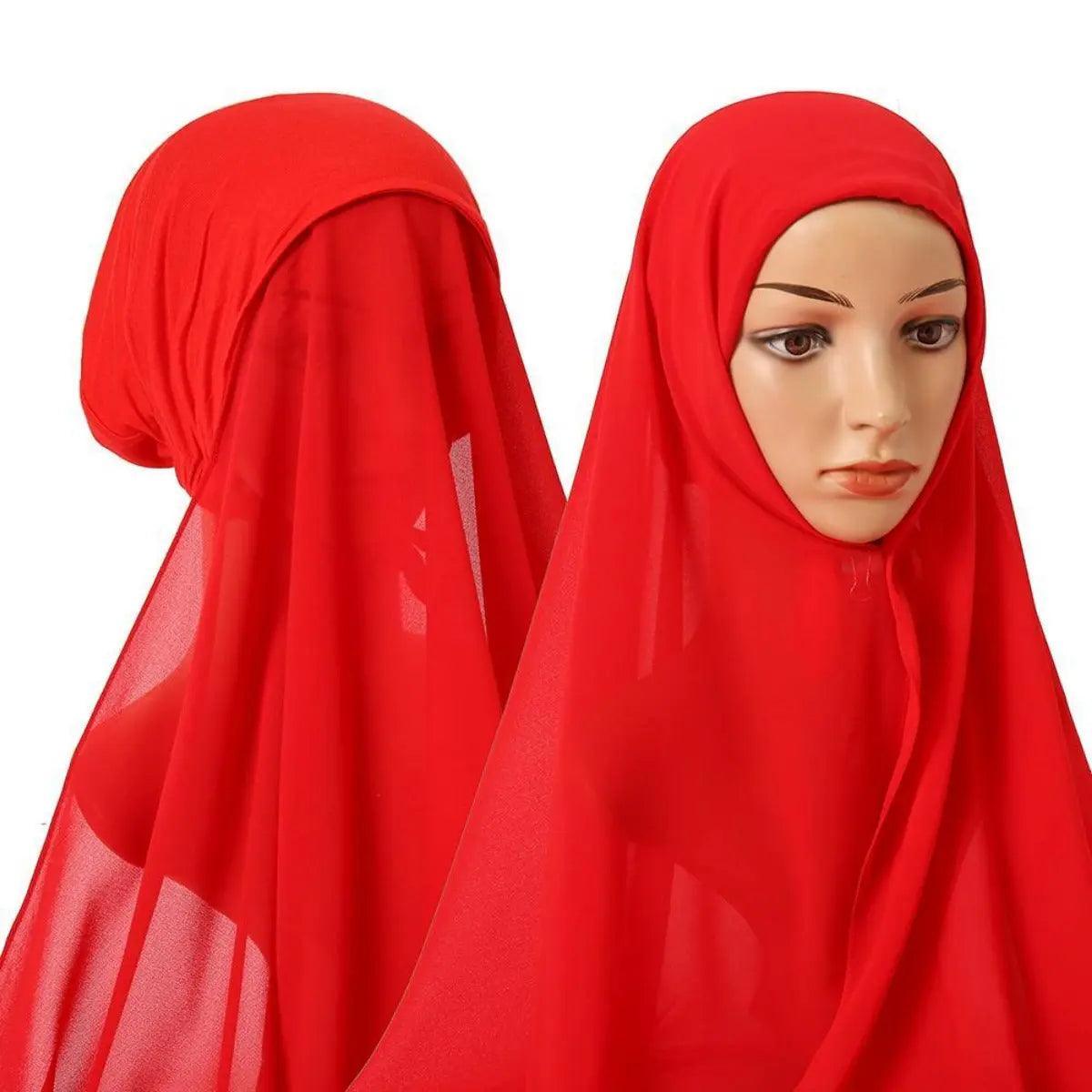 Chiffon Instant Hijab with Undercap (MH004)
