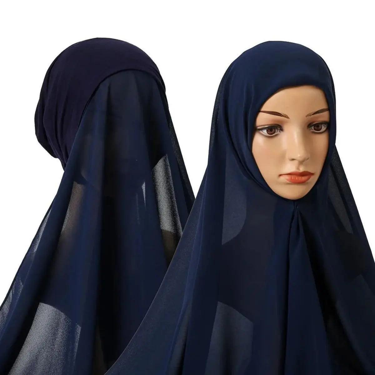 Chiffon Instant Hijab with Undercap (MH004)