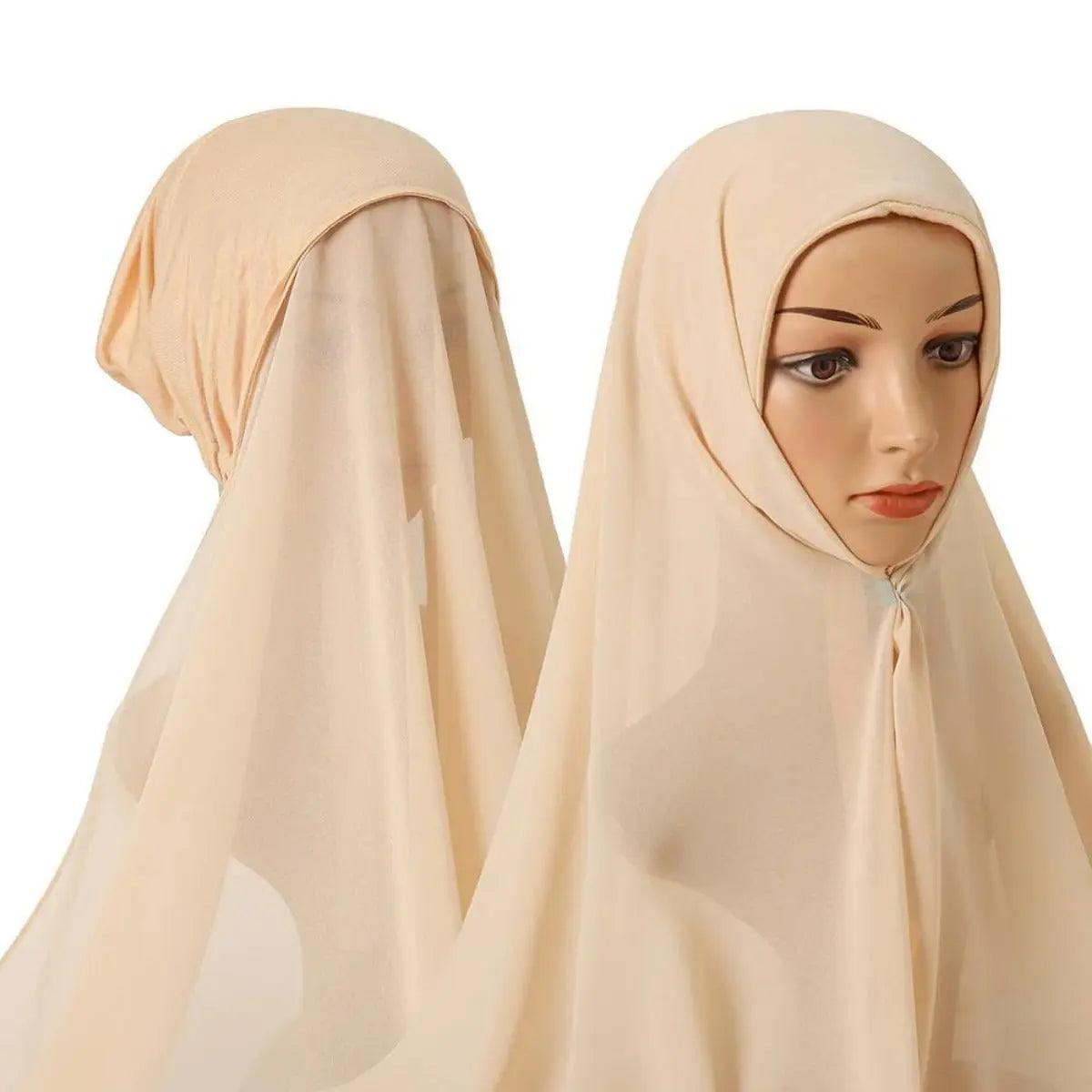 Chiffon Instant Hijab with Undercap (MH004)