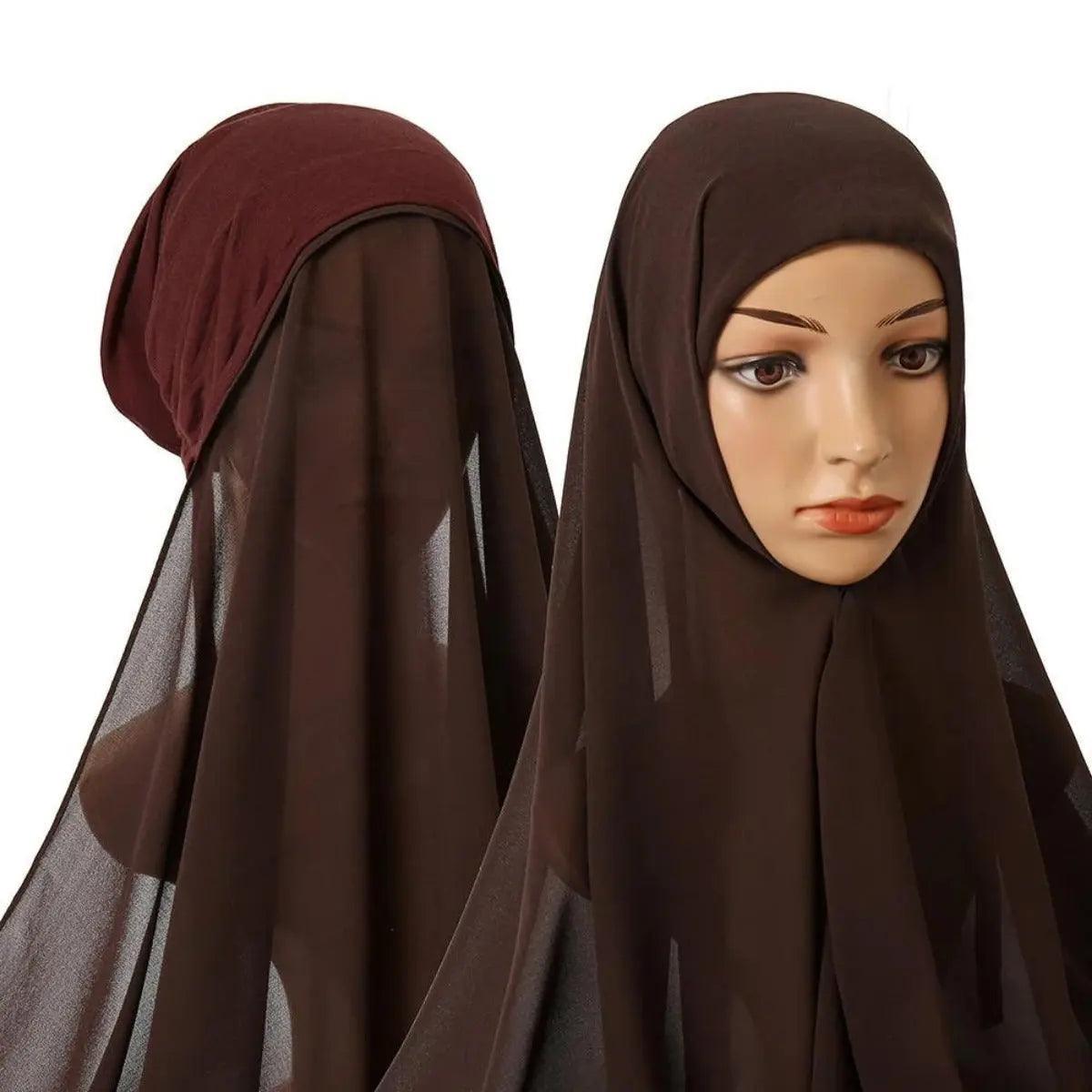 Chiffon Instant Hijab with Undercap (MH004)