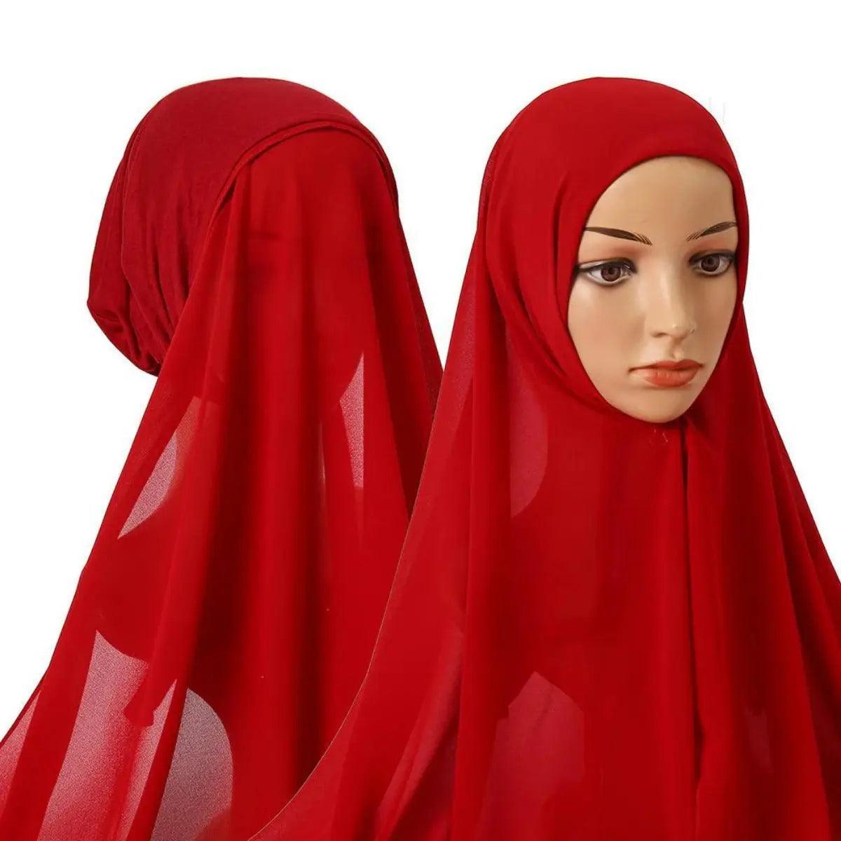 Chiffon Instant Hijab with Undercap (MH004)