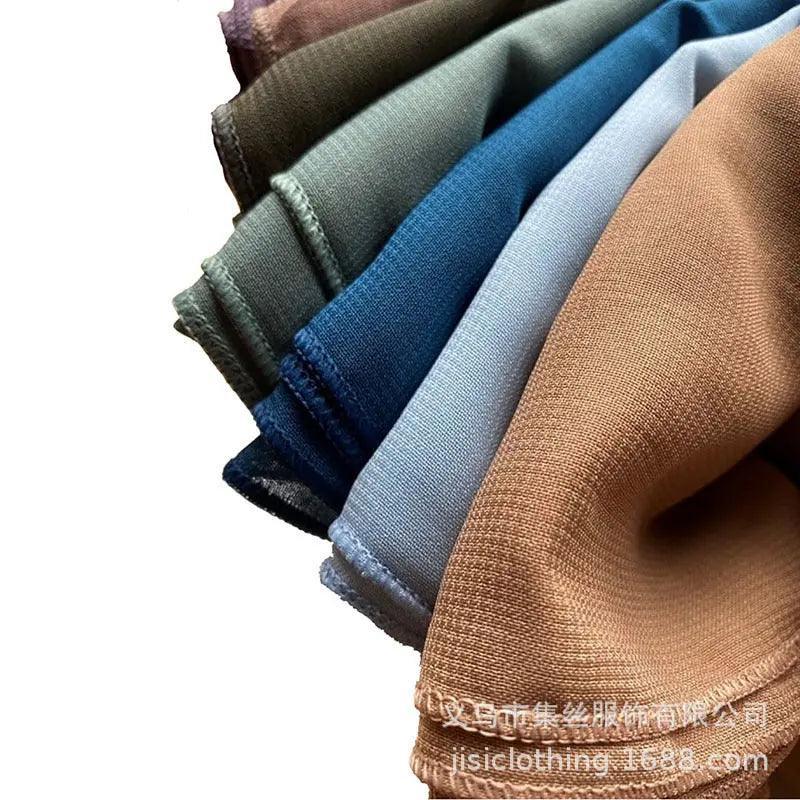Composite Silk Chiffon Scarf  Classics Hijab (MH021)