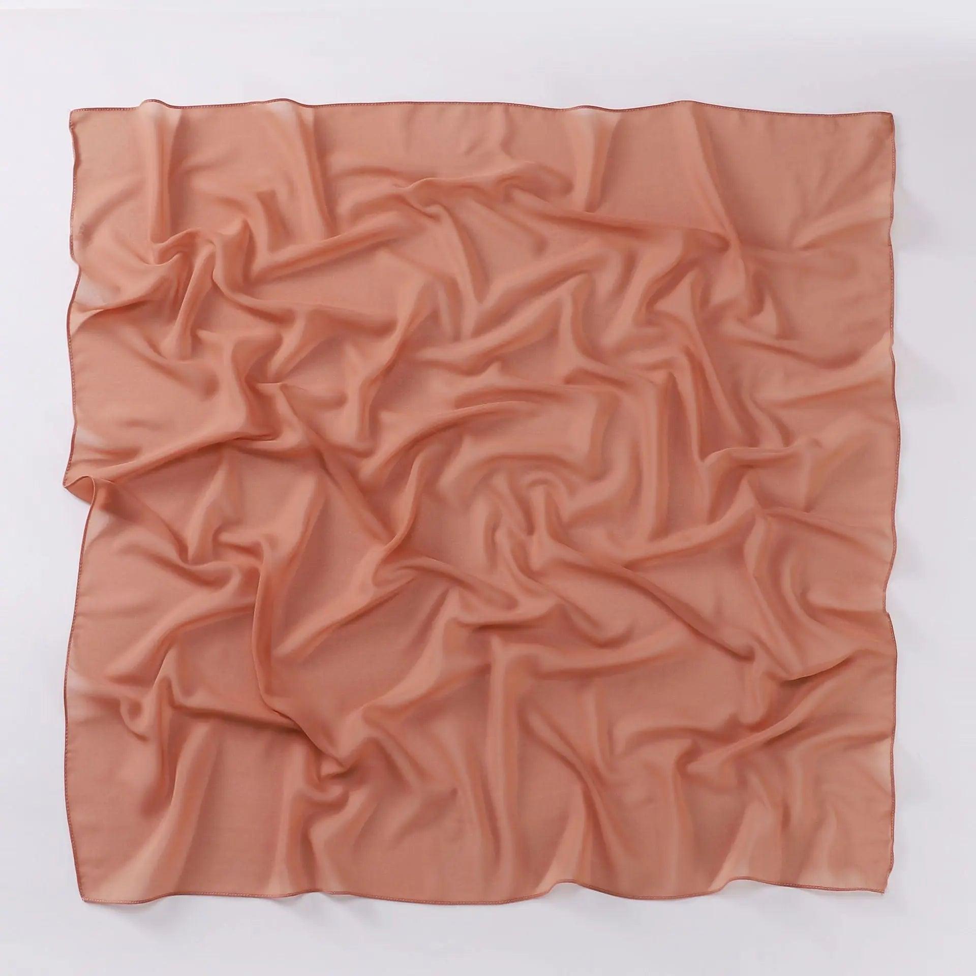 Pearl chiffon square hijab (MH028)