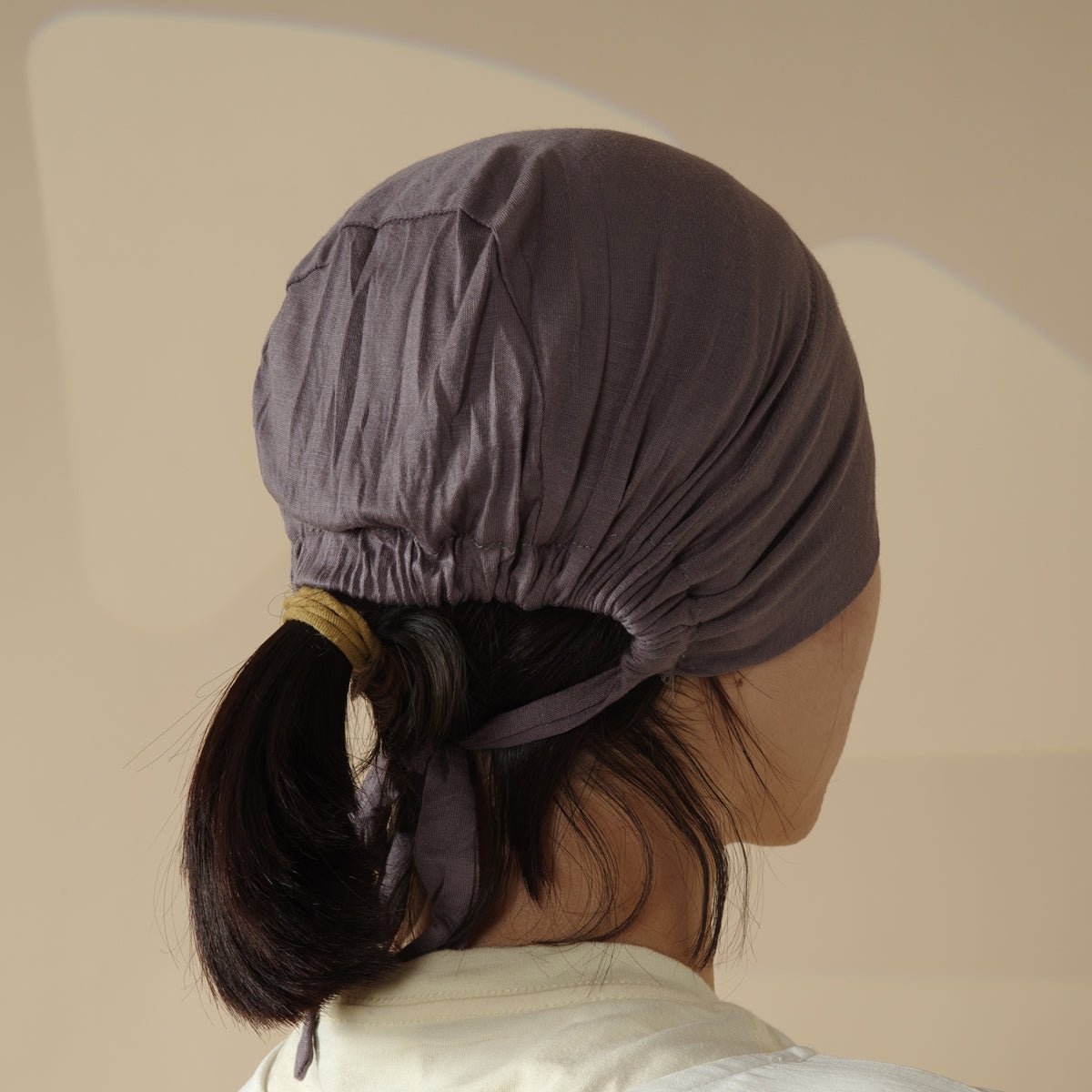 Chiffon Hijab with Cord Base Cap 2pcs Set (MH037)