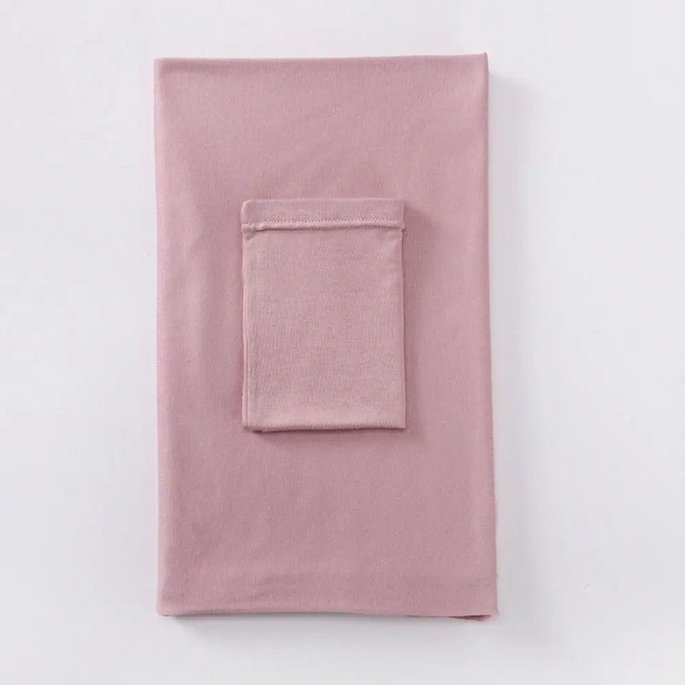 Solid Color Hijab With Basic Headscarf Cap (MH038)