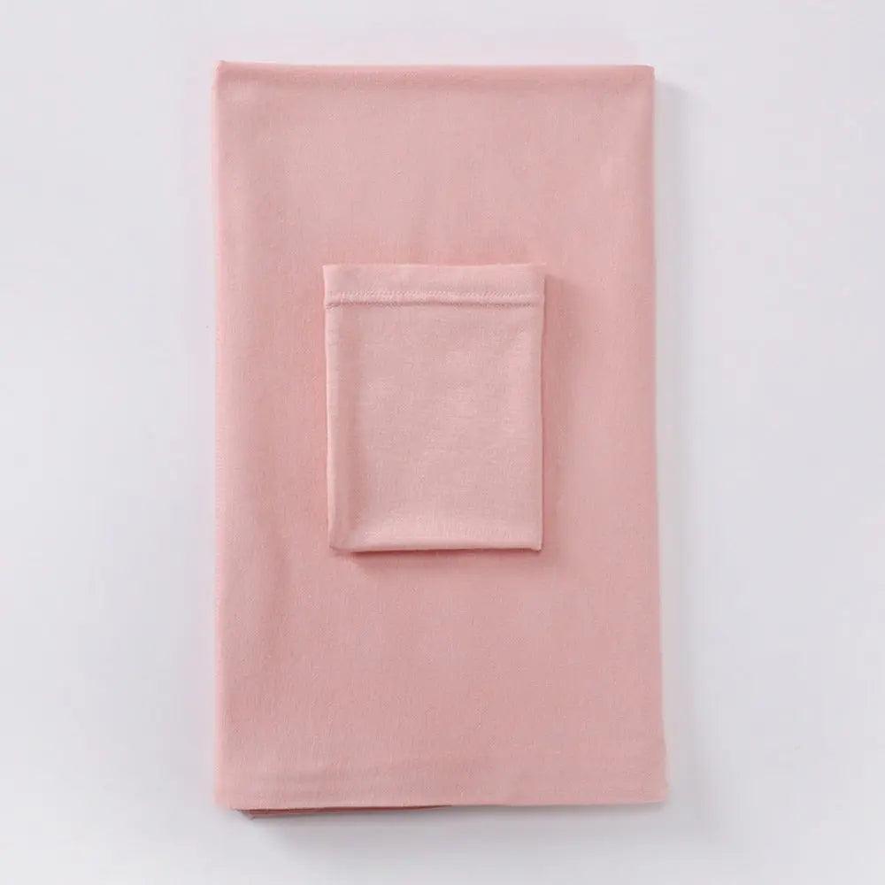 Solid Color Hijab With Basic Headscarf Cap (MH038)