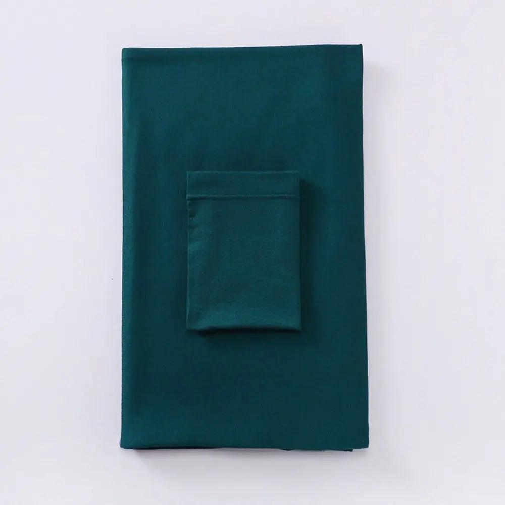 Solid Color Hijab With Basic Headscarf Cap (MH038)