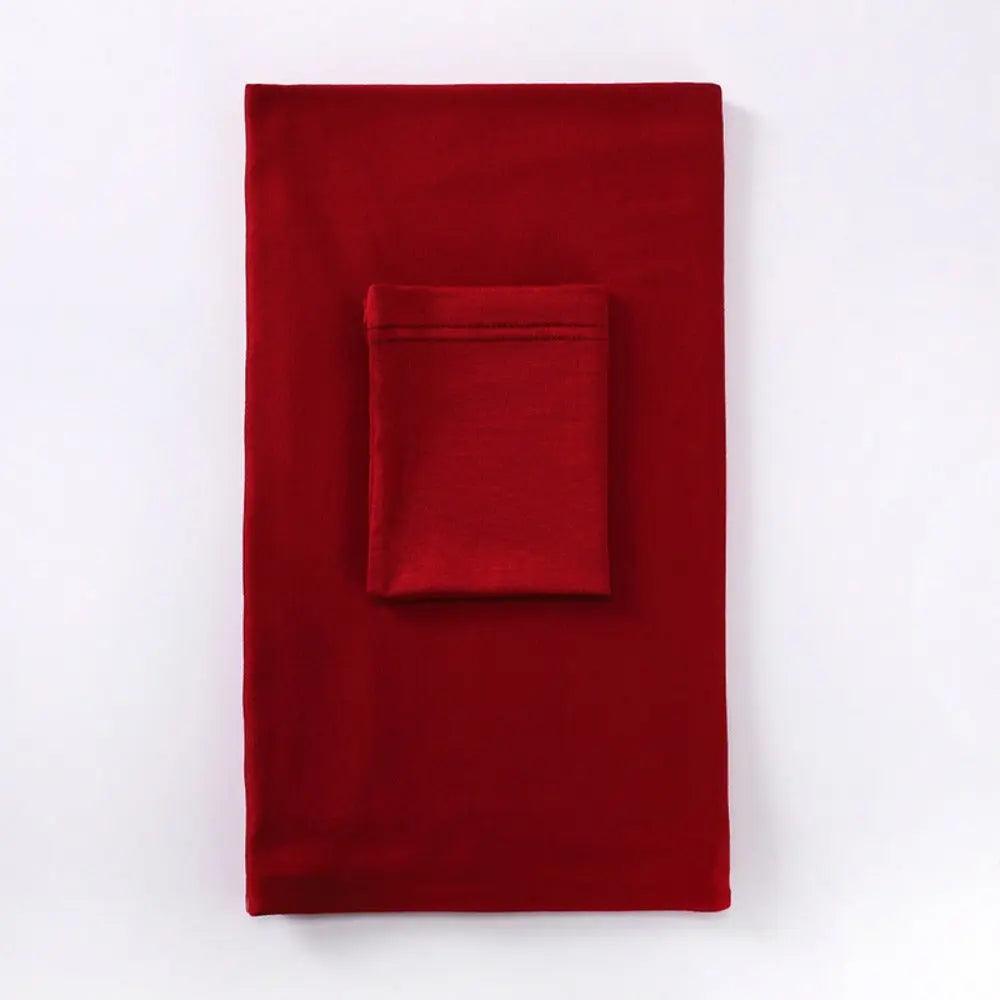 Solid Color Hijab With Basic Headscarf Cap (MH038)