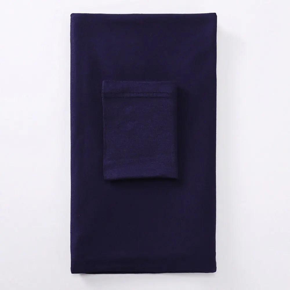 Solid Color Hijab With Basic Headscarf Cap (MH038)