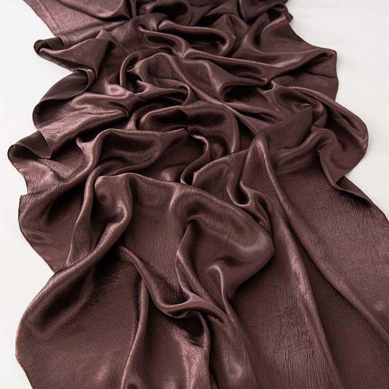 MH065 Bark Wrinkled Glossy Satin Imitation Silk