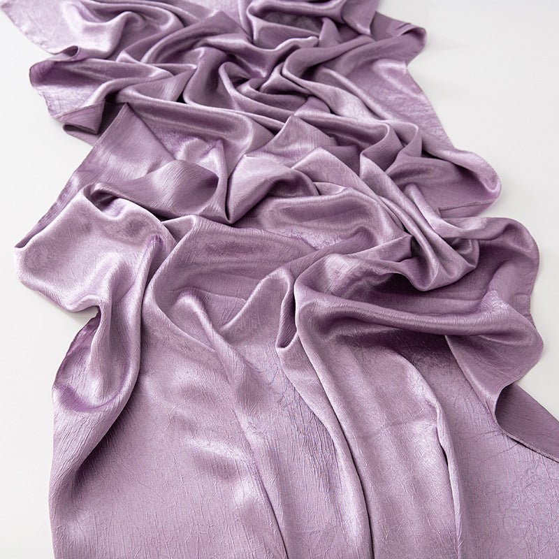 MH065 Bark Wrinkled Glossy Satin Imitation Silk