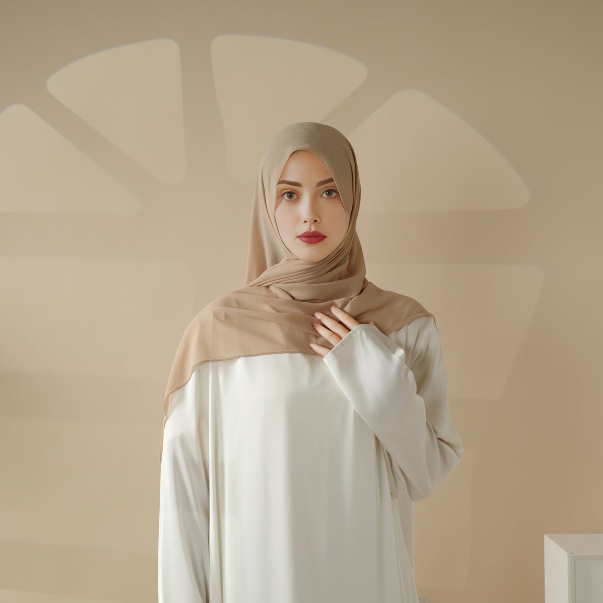 Plain Chiffon Shawl, Extra Fine Chiffon Hijab (MH067)