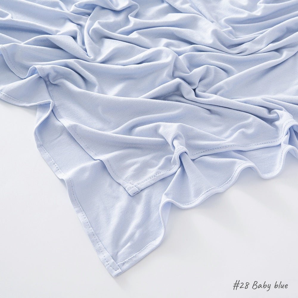 High Quality Right Angle Curled Jersey Mercerized Cotton Breathable Hijab(MH068)