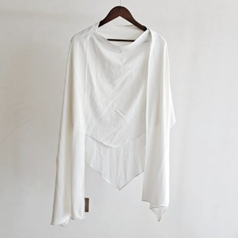 Fashion Single Layer Hijab Shawl With Scarf (MH082)