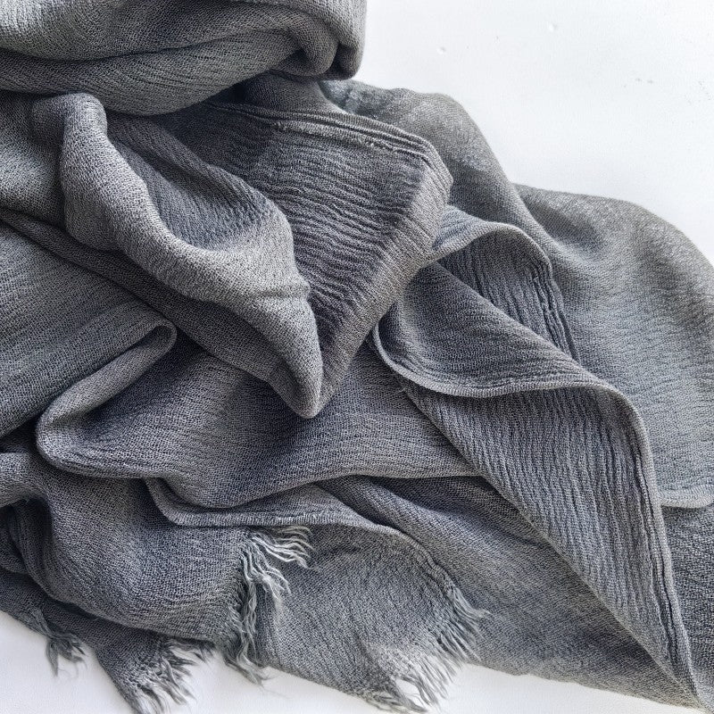 Cotton Tassel Hijab | Crepe Tassel Hijab (MH086)