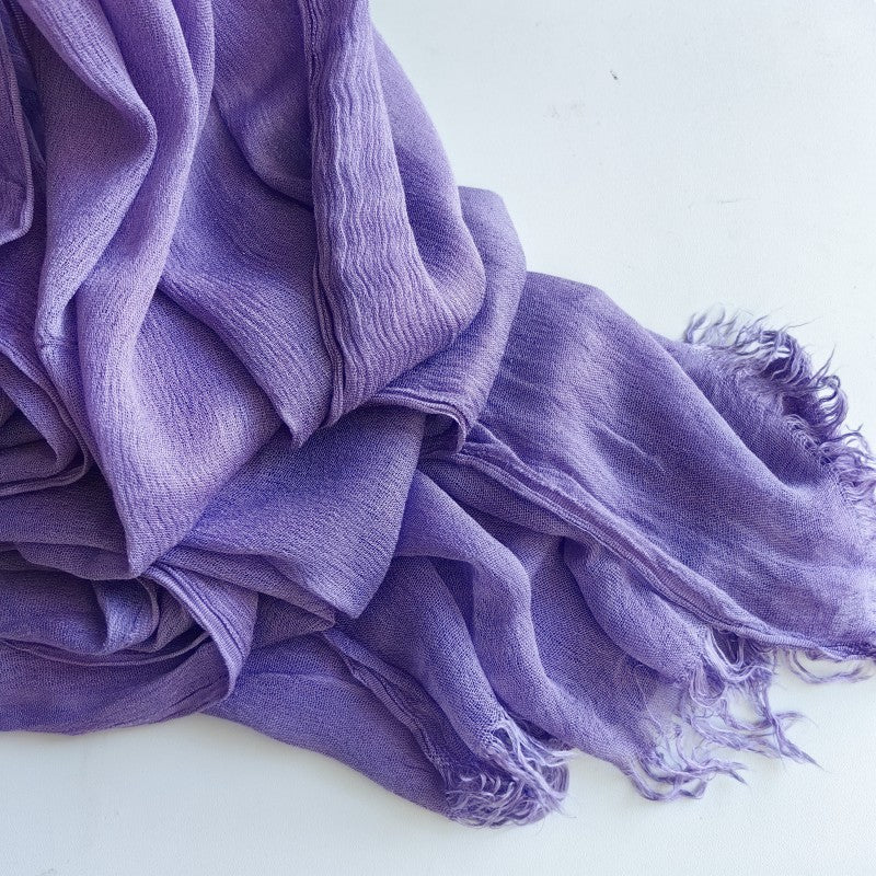 Cotton Tassel Hijab | Crepe Tassel Hijab (MH086)