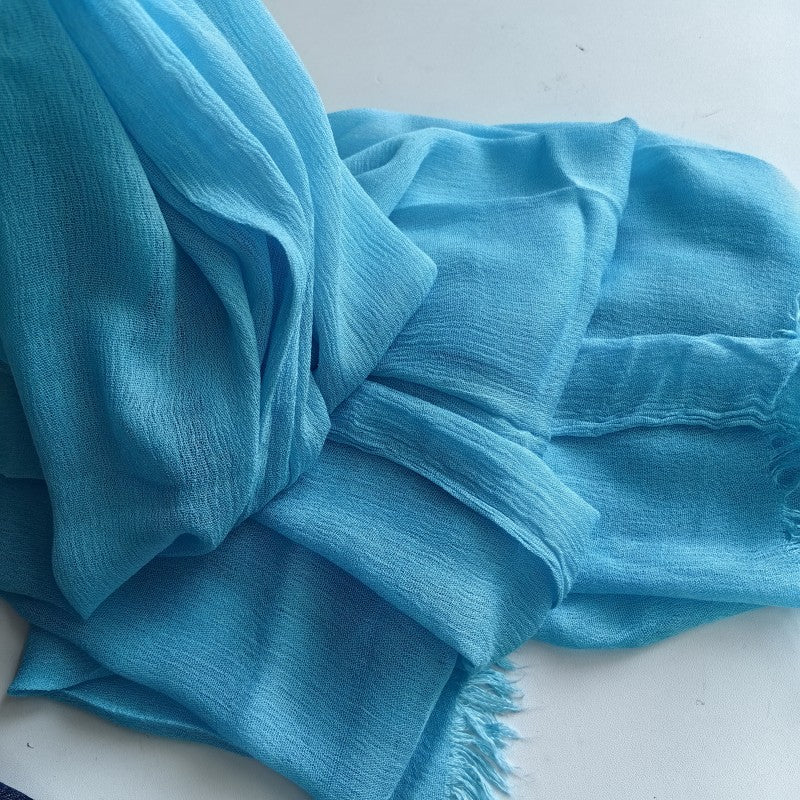 Cotton Tassel Hijab | Crepe Tassel Hijab (MH086)
