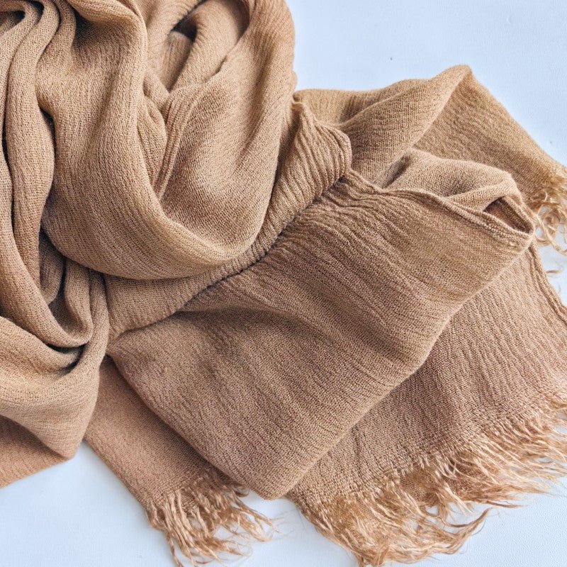 Cotton Tassel Hijab | Crepe Tassel Hijab (MH086)