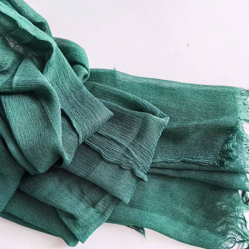 Cotton Tassel Hijab | Crepe Tassel Hijab (MH086)