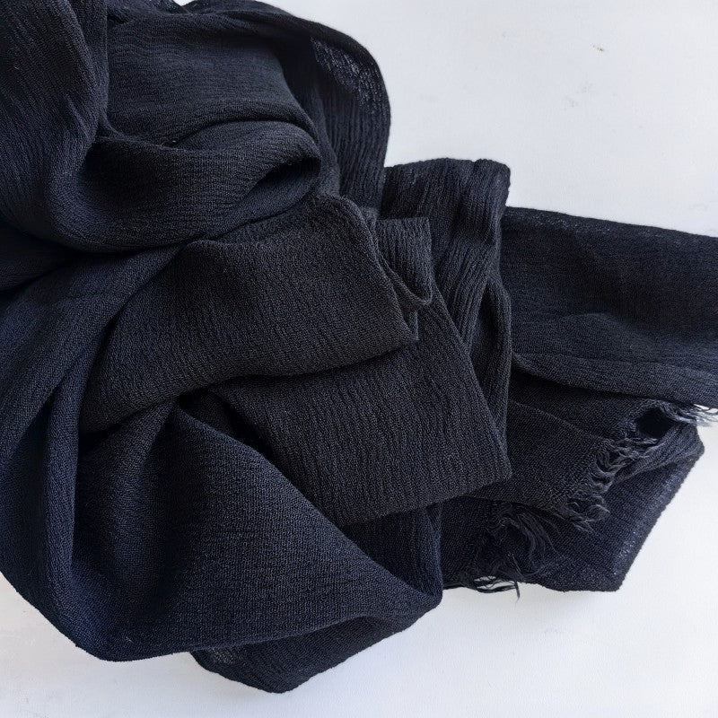 Cotton Tassel Hijab | Crepe Tassel Hijab (MH086)