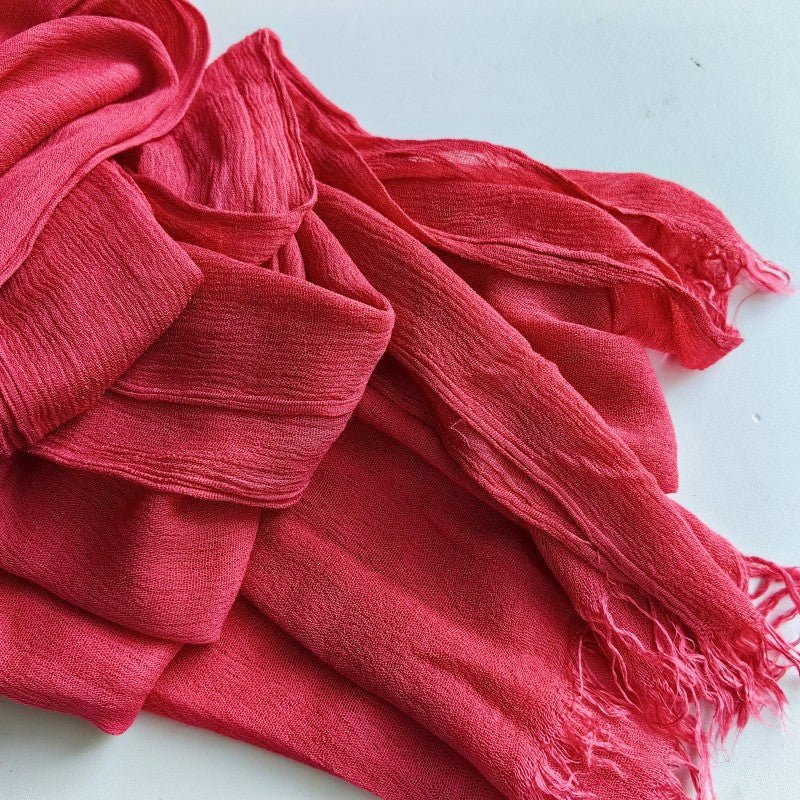 Cotton Tassel Hijab | Crepe Tassel Hijab (MH086)