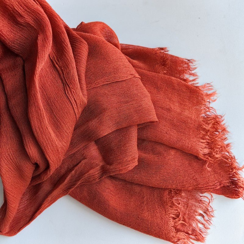 Cotton Tassel Hijab | Crepe Tassel Hijab (MH086)